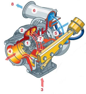 Components Turbocharger Breakdown